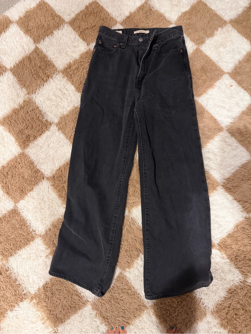 Levi’s Ribcage Wide Leg Women’s Jeans in Black